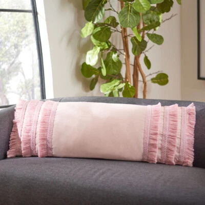 SAFAVIEH Grema Pillow | Pink | - Image 1 of 4