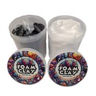 Cosplay Foam Clay Craft for Sculpting Air Drying 300g Black bonds to EVA