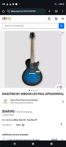 MAESTRO BY GIBSON LES PAUL (SPG059854) - Picture 1 of 2