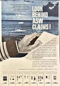 Librascope Div Navy ASW Fire Control Systems Vintage Print Ad 1960 - Picture 1 of 6