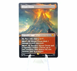 Magic Lord of the Rings Mount Doom 0343 Mítico Sin Fronteras Raro LTR Magic The Gathering - Imagen 1 de 12