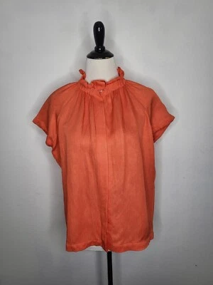 Camisa CERO + MARIA CORNEJO Elástica Garvan Abotonada Cobre Talla 8 Foto 1 de 4