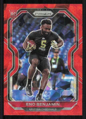 2020 Panini Prizm Prizms Red Ice #324 Eno Benjamin - Image 1 of 2