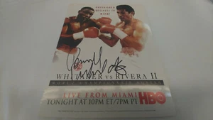 Wilfredo Rivera VS Pernell Whitaker Signed Program JSA COA - Picture 1 of 1