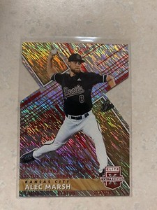 2019 Panini Elite Extra Edition Status Red Die-Cut /99 Alec Marsh #70