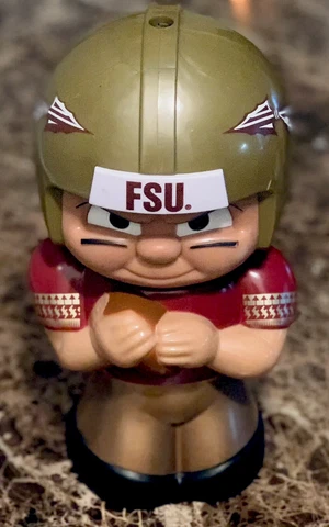 Florida State Seminoles Football Big Sip Water Bottle FSU Character Cup 16 oz Cover