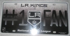 Los Angeles Kings License Plate metal #1 fan ship now - Picture 1 of 3