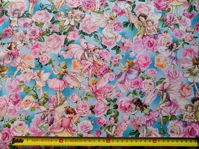 Michael Miller ВЕСЕННИЕ ПЕСНИ САД ПЕСНИ ПОВСЮДУ Цветочные Феи на ТОЛСТУЮ ЧЕТВЕРТЬ - Изображение 1 из 4