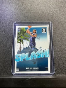 2024-25 Panini Donruss Optic Rob Dillingham #8 Splash Insert Timberwolves RC - Picture 1 of 2