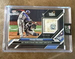 2024 MLB TOPPS NOW Game Base Relic FREDDIE FREEMAN Black 50/99 #873B - Picture 1 of 3