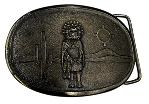 James Lind 1975 Kachina Belt Buckle Limited Edition The Arizona Bank Since 1902 - Picture 1 of 7