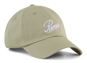 Cappellino PUMA Essential Script Logo Dad Cap Lux Army verde nuovo - Foto 1 di 1