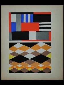 SONIA DELAUNAY, STOFFE - 1929 - POCHOIR - Bild 1 von 1