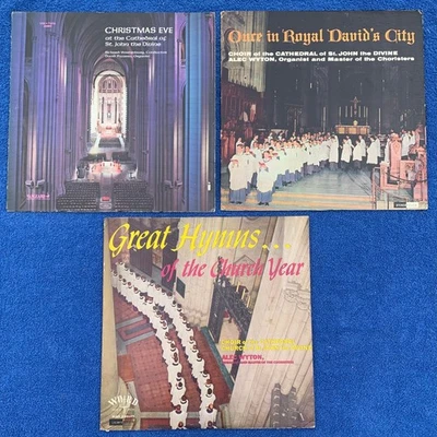 Christmas LOT of 3 Vinyl LPs Near Mint Condition Cathedral of St John the Divine - Image 1 of 2