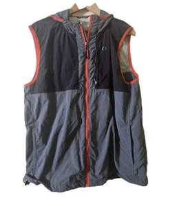 The American Outdoorsman Vest Sleeveless Full Zip Gray Orange XL - Picture 1 of 5