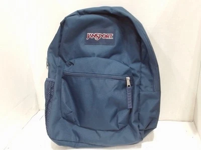 Usado Como Nuevo - Mochila Jansport Cross Town con Bolsillo Frontal, Azul Marino Foto 1 de 2