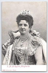 Vintage Italy Postcard Queen Margherita S M La Regina - Picture 1 of 2