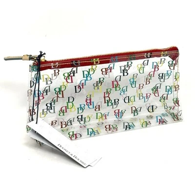 Estuche de cosméticos transparente Dooney & Bourke IT On The Go bolsa de maquillaje VER A TRAVÉS DE BOLSA Foto 1 de 4