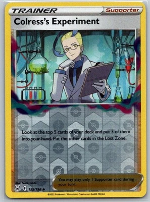 Colress's Experiment 155/196 Reverse Holo SWSH11: Lost Origin NM - Image 1 of 2