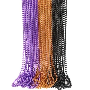 JULBEAR 30 PIEZAS Collares de Cuentas de Halloween, Negro Naranja Púrpura, Favores de Fiesta - Imagen 1 de 10