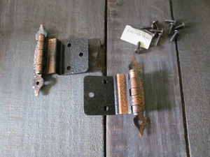 Vintage Schrank Scharnier gehämmert Kupfer Kolonial Spaten 3/8" Off-Set FHC1-08-19 - Bild 1 von 3