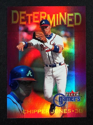 Fleer Gamers Chipper Jones 2000 determinado #2D Foto 1 de 2