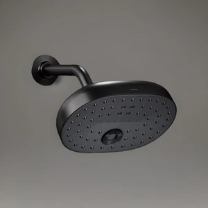 Kohler Statement 3-Sprühmuster 8 Zoll Wandhalterung fester Duschkopf matt schwarz - Bild 1 von 4