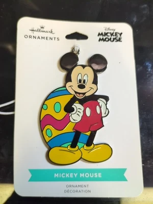 Hallmark Ornamento Mickey Mouse Disney Huevo de Pascua Nuevo Metal Primavera 2022 Foto 1 de 2