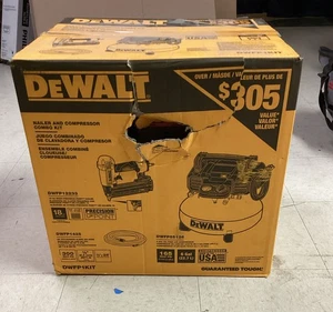 Dewalt Nailer & Compressor Combo Kit DWFP1KIT DWFP12233  NEW - Picture 1 of 4