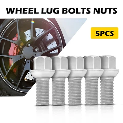 5Pcs Wheel Lug Bolts Nuts 0009904907 For Mercedes Benz SL550 CLS550 C250 C350 K - Image 1 of 4
