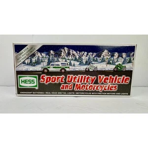Hess 2004 Sport Utility Vehicle and Motorcycles New In Box - Picture 1 of 3