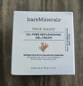 Bareminerals Skinsorials True Oasis Oil-Free Replenishing Gel Cream Moisturizer - Picture 1 of 4