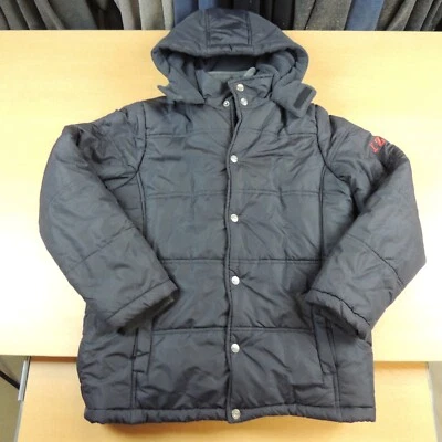 Chaqueta impermeable para hombre IZOD abrigo de invierno con capucha informal ropa activa talla 14-16 Foto 1 de 4