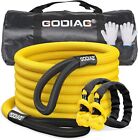 2.5CM Tow Rope Diameter Off-Road Recovery Winch Strap 14Tons Pulling Force 20ft