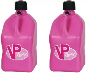 VP Racing Fuels 3812 Motorsport 5 Gallon Square Plastic Utility Jug Pink 2 Jug - Picture 1 of 7