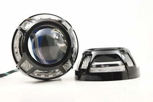 Morimoto Panamera 2.0 Projector Shroud (Black) (White/Amber LED Switchback) - Picture 1 of 5