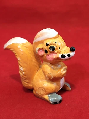 Винтажная игрушка Heimo Disneykin/Disneykings 2 дюйма СКУНС с ручной росписью из Германии 1961 - Изображение 1 из 4