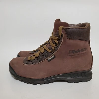 Raichle Mujer 6.5 W Senderismo Montañismo Botas Cuero Marrón Con Cordones Suizas Foto 1 de 4