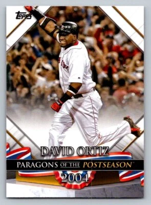David Ortiz #PP-2 2022 Topps Update Paragons of the Postseason Boston Red Sox - Image 1 of 2