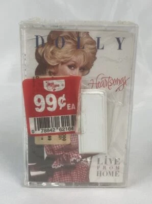 DOLLY PARTON Cassette Tape Heartsongs Live From Home (1994) Factory Sealed New - Image 1 of 3