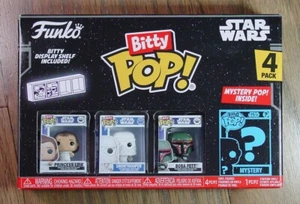 Funko BITTY POP 4-pack Empire Strikes Back Figurines Star Wars Boba Fett Leia - Picture 1 of 3