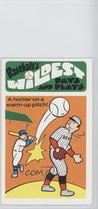 1974 Fleer Cloth Patches Stuffy McInnis A Homer on warm-up pitch! #28