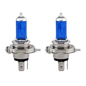Xenon 4350K H4 55W Replacement Bulb HID Headlight Lamp SUPER WHITE 2 Pack - Picture 1 of 3