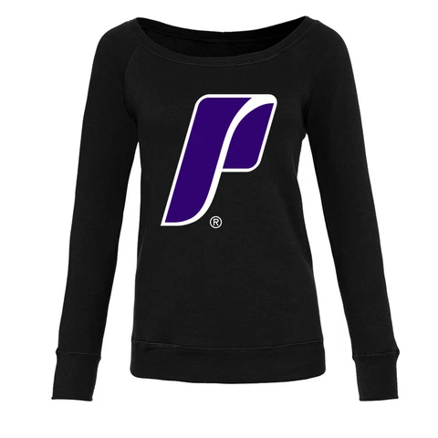 Venley Official NCAA University of Portland Women's Fleece Crew Sweatshirt Cover