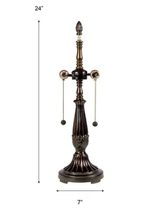 986R-DALE TIFFANY 7"X 24" TULIP BASE (REC. 14" TIFFANY SHADE) - Picture 1 of 3