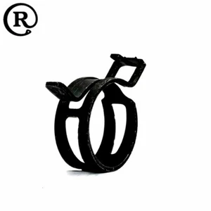 Black & Silver Spring Band Constant Tension Hose Clamps Clips Steel Packs 5/10 - Picture 1 of 23