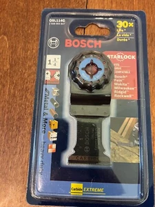 Bosch 1-1/4" Metal & More Blade OSL114C Starlock Carbide Oscillating Multi Tool - Picture 1 of 2