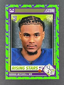 ADONAI MITCHELL * TARJETA DE NOVATO * (RC) 2024 Score-A-Treat GREEN BATS #1 - Imagen 1 de 2
