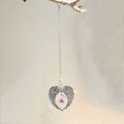 Crystal Ball Angel Wing Suncatcher Alloy Craft Car Hanging Pendant  Home Decor