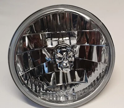 2358 - FARO CALAVERA 7" para Harley Davidson Foto 1 de 4